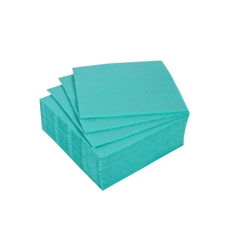 SERVIETTES COCKTAIL X40 VERT MENTHE 25*2