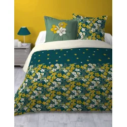 PARURE 2 PERSONNES 240X220cm DAPHNE AVEC 2 TAIES D'OREILLERS 63X63cm