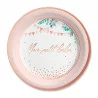 ASSIETTES x6 BABY SHOWER FILLE