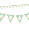 GUIRLANDE FANION BABY SHOWER GARCON