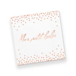 SERVIETTES x12 BABY SHOWER FILLE
