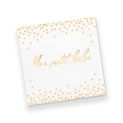 SERVIETTES x12 BABY SHOWER GARCON