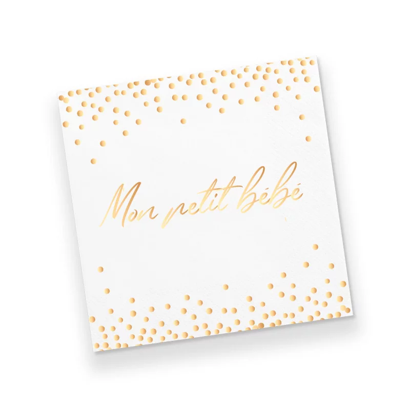 SERVIETTES x12 BABY SHOWER GARCON SERVIETTES x12 BABY SHOWER GARCON