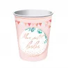 GOBELETS x6 BABY SHOWER FILLE