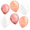 BALLONS x6 BABY SHOWER FILLE