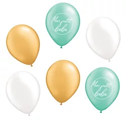 BALLONS x6 BABY SHOWER GARCON