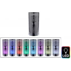DIFFUSEUR LUMINEUX ARBRE DE VIE ARGENT