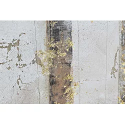 TABLEAU TOILE PIN 100X4X100 RAMES PEINT