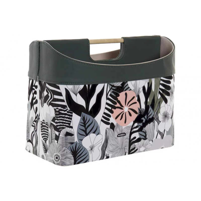 PORTE-REVUES VELOURS GRIS 36X27X28 POLYE PORTE-REVUES VELOURS GRIS 36X27X28 POLYE