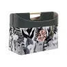 PORTE-REVUES VELOURS GRIS 36X27X28 POLYE