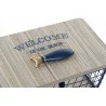 BOITE POISSON MDF METAL 20,5X11,5X11