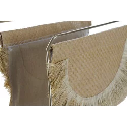 PORTE-REVUES POMPONS 38X25X32 FLECOS BEI