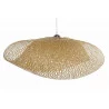 PLAFONNIER BAMBOU 105X80X45 DOUBLE NATUR