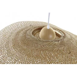 PLAFONNIER BAMBOU 105X80X45 DOUBLE NATUR