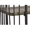 ETAGERE METAL BOIS 120X21X142 4 TABLETTE ETAGERE METAL BOIS 120X21X142 4 TABLETTE