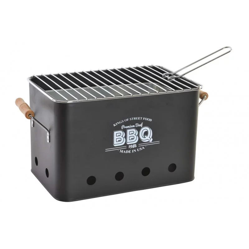 BARBECUE MÉTAL 30X22X22 BBQ NOIR BARBECUE MÉTAL 30X22X22 BBQ NOIR