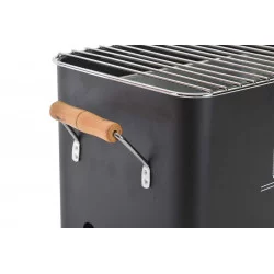 BARBECUE MÉTAL 30X22X22 BBQ NOIR