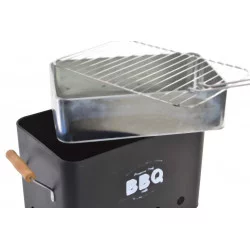 BARBECUE MÉTAL 30X22X22 BBQ NOIR