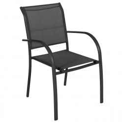 FAUTEUIL BEZIERS - ANTHRACITE ALU AVEC A