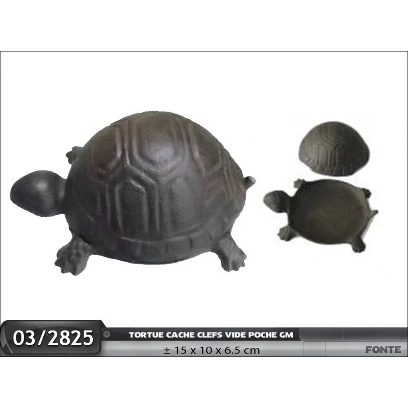 TORTUE CACHE CLEFS VIDE POCHE GM