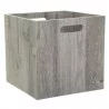 BOITE RGMT 31X31 BOIS GRIS