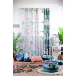 PLUMERIA VOILE 135X260 MULTICOLORE