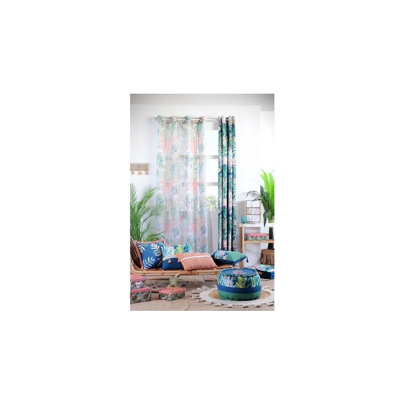 PLUMERIA VOILE 135X260 MULTICOLORE