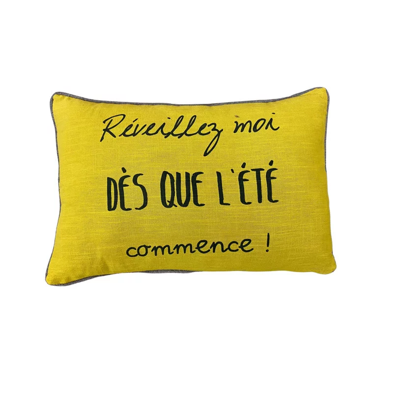 COUSSIN VACANCES 40X60 ANTIC MOSS