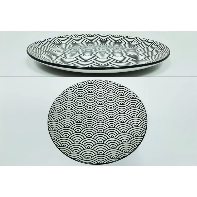 ASSIETTE PLATE EVENTAIL D26CM