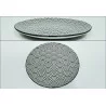 ASSIETTE PLATE EVENTAIL D26CM