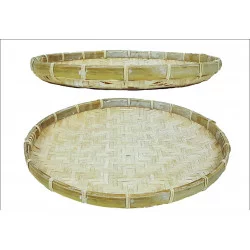 PLATEAU BAMBOU D35X2.5CM "NATURE"