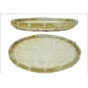 PLATEAU BAMBOU D35X2.5CM "NATURE"