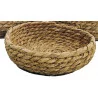 CORBEILLE BASSE EN JONC NATUREL D19 H6CM