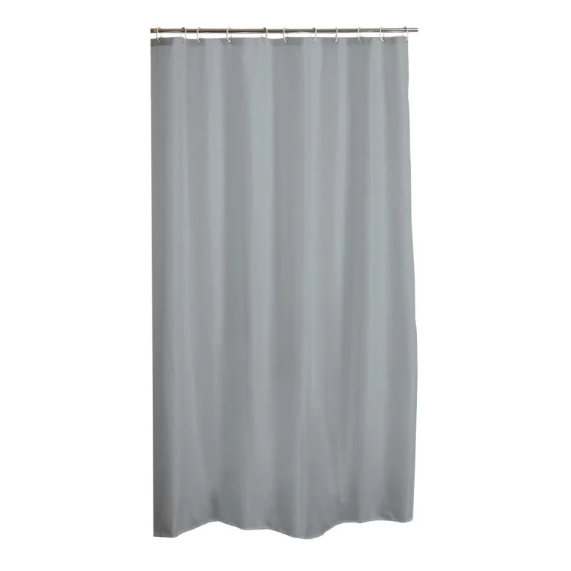 RIDEAU DOUCHE PEVA GRIS CLAIR L180*H200C