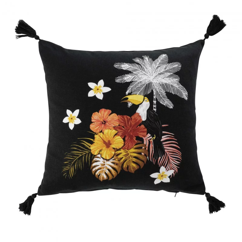 HOUSSE DE COUSSIN COCO CRUSH POMPONS 40x