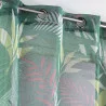 VOILE KAKI AVEC VÉGÉTAUX IMPRIMÉS ASSANA 140x240cm