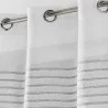 VOILE SICILIA BLANC 140x240CM EFFET LIN