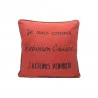 COUSSIN "ROBINSON CRUSOÉ" 40X60cm ORANGE RUST