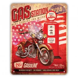PLAQUE METAL MILES 20x25x0,3