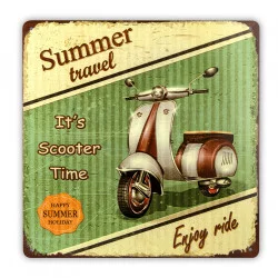 PLAQUE METAL RIVIERA 30x30x0,6