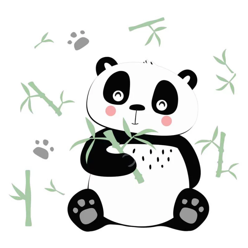Naklejka Duża Panda