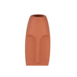 VASE MOAI TERRACOTTA 11x11xH31cm