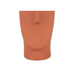 VASE MOAI TERRACOTTA 11x11xH31cm