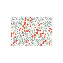 ADHESIF FLEURS ROUGES