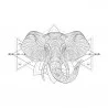 STICKER BOHO ELEPHANT