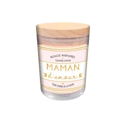 BOUGIE VERRE MAMAN D AMOUR"