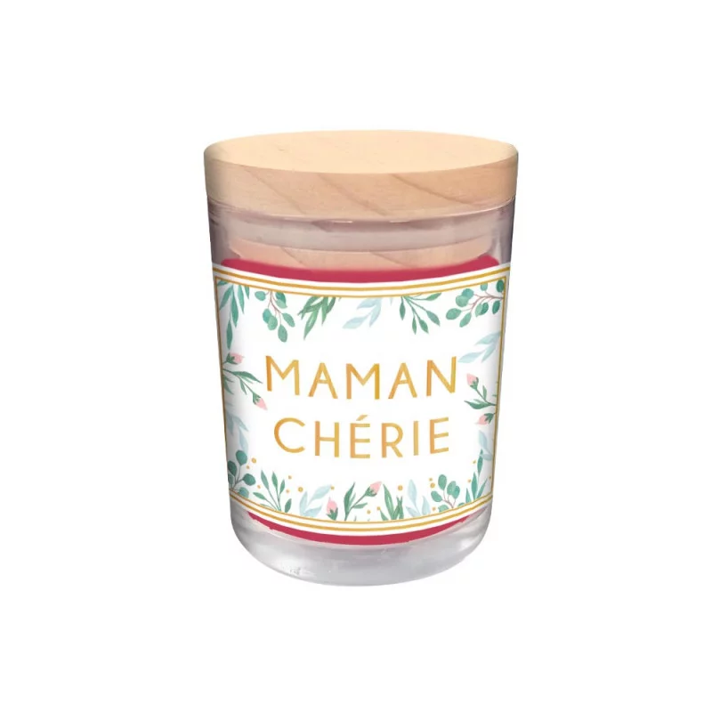 BOUGIE VERRE MAMAN CHERIE"