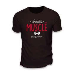 T SHIRT COCO BIENTOT MUSCLE" XL