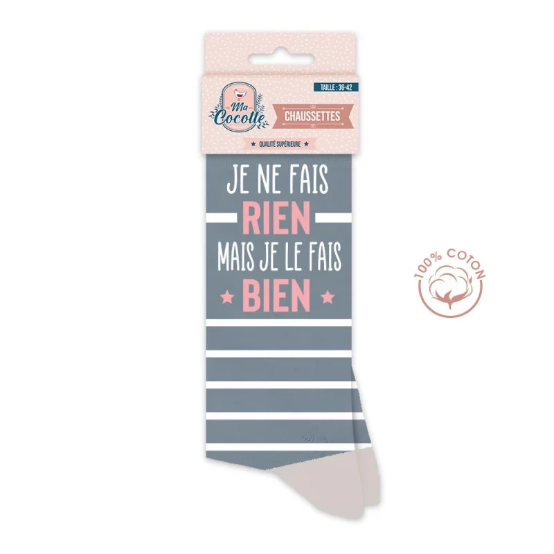 CHAUSSETTES COCOTTE JE NE FAIS CHAUSSETTES COCOTTE JE NE FAIS