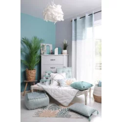 SOLEDAD COUSSIN SOL 45X45X10 AQUA COTON